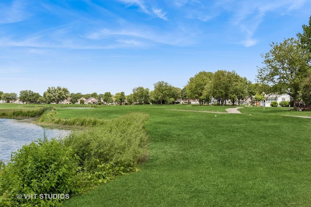 21144 W Buckeye Ct, Plainfield, IL 60544 - view of community featuring a water view and a yard