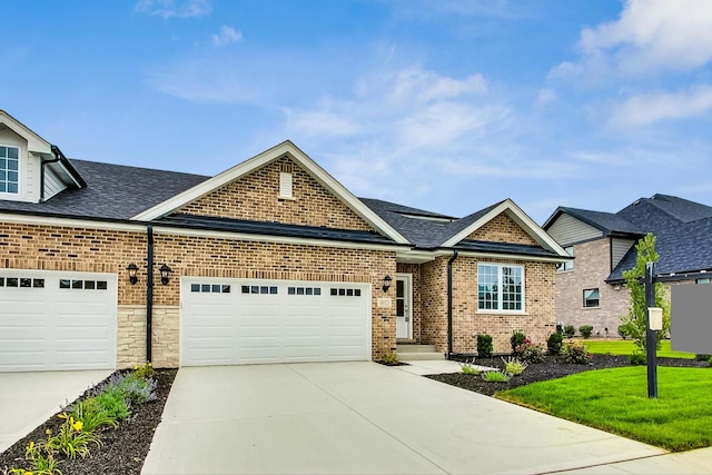 craftsman-style house featuring a garage