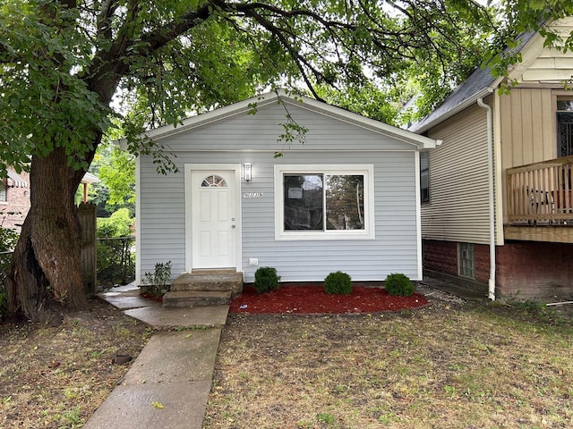 view of front of home