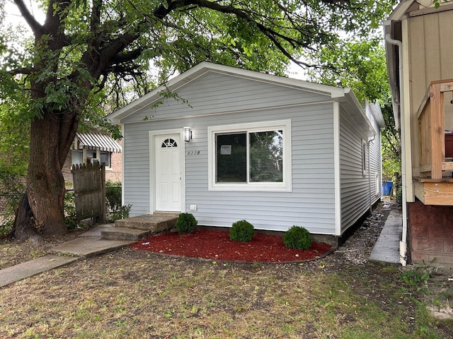 view of front of home