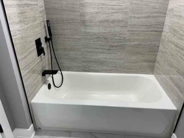 bathroom featuring tile patterned flooring