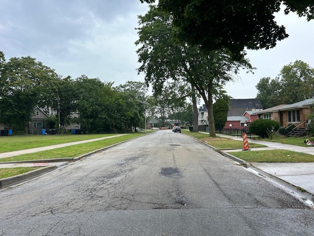 view of road