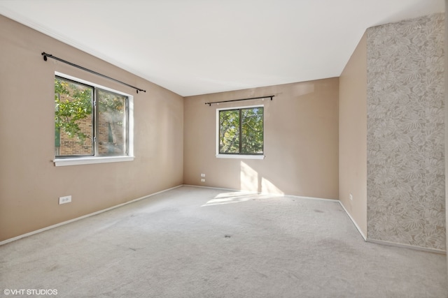 empty room with carpet flooring