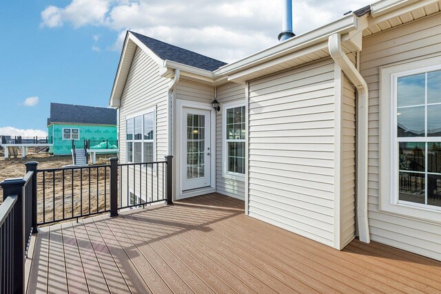 601 Virginia St, Elburn, IL 60119 - view of property exterior with a deck
