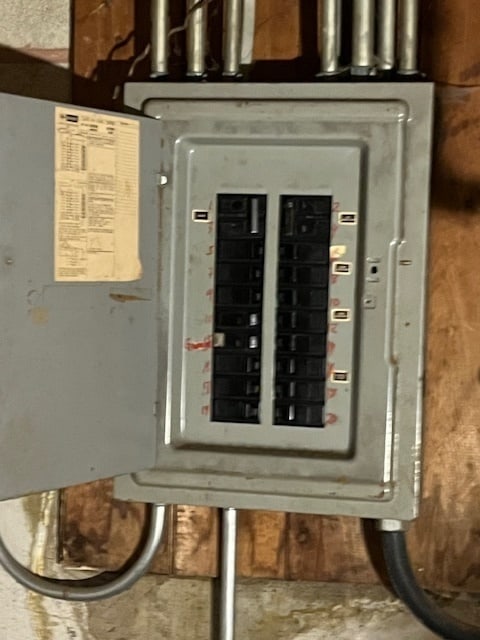 utilities with electric panel