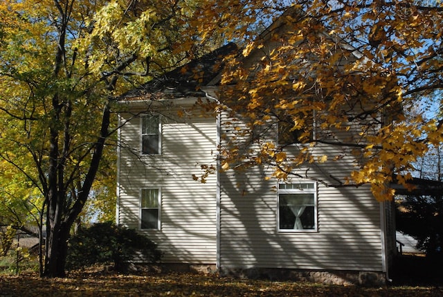 view of side of property