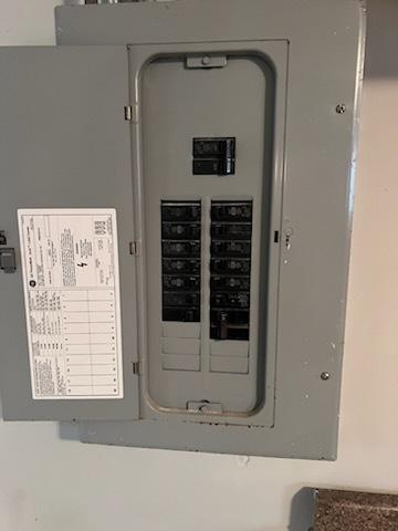 utilities with electric panel