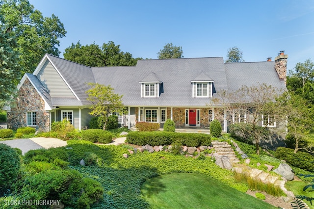 view of cape cod-style house