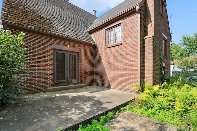 view of rear view of property