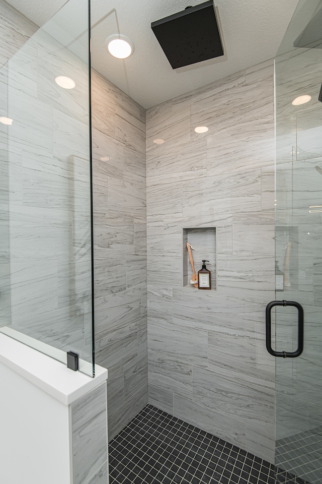 bathroom with walk in shower