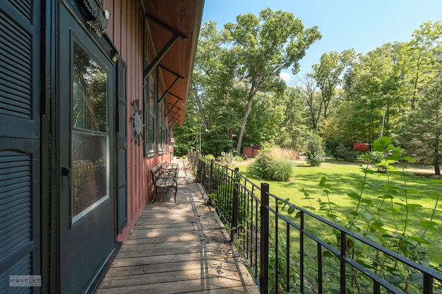 exterior space with a lawn