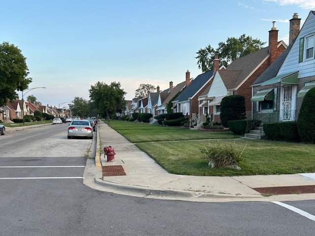 view of road