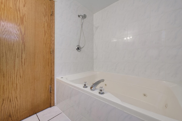 4629 S Laflin St, Chicago, IL 60609 - full bath with a shower, a tub with jets, and tile patterned flooring