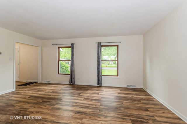 15312 Sunshine Cir, Plainfield, IL 60544 - spare room featuring wood finished floors and baseboards