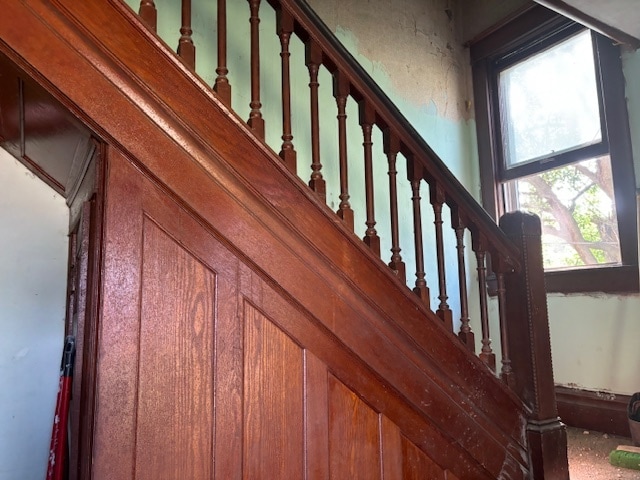 view of staircase