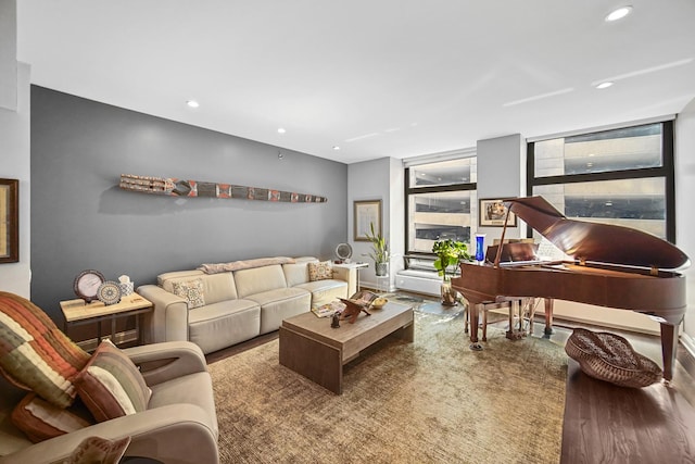 680 N Lake Shore Dr Unit 519, Chicago, IL 60611 - living area with wood finished floors and recessed lighting