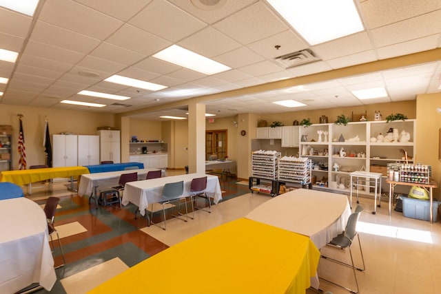 LOT8 W Windemere Cir, Lockport, IL 60441 - dining space with a drop ceiling