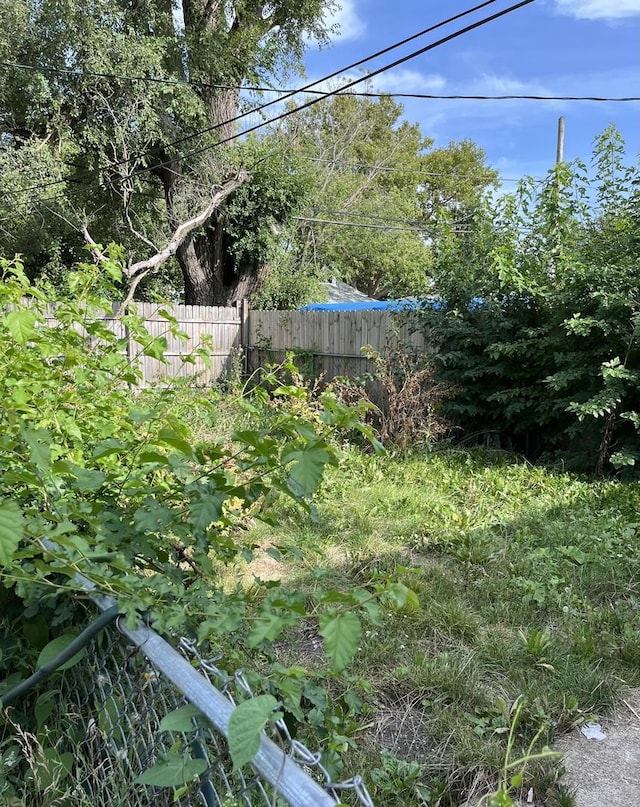 6951 S Hermitage Ave, Chicago, IL 60636 - view of yard with fence