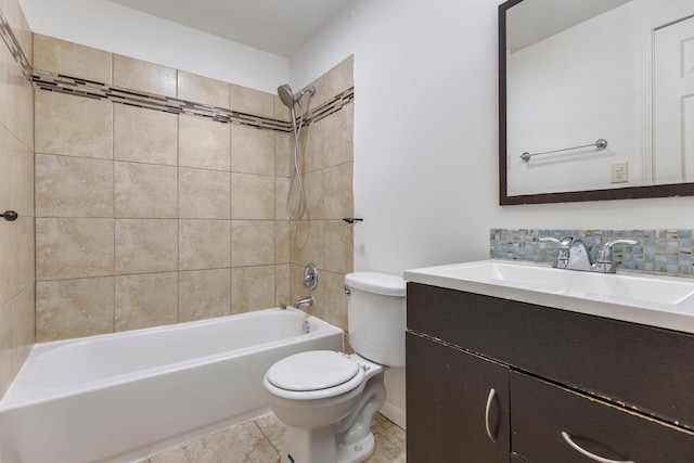 1781 Queensbury Cir, Hoffman Estates, IL 60169 - full bath with vanity, bathing tub / shower combination, and tile patterned flooring