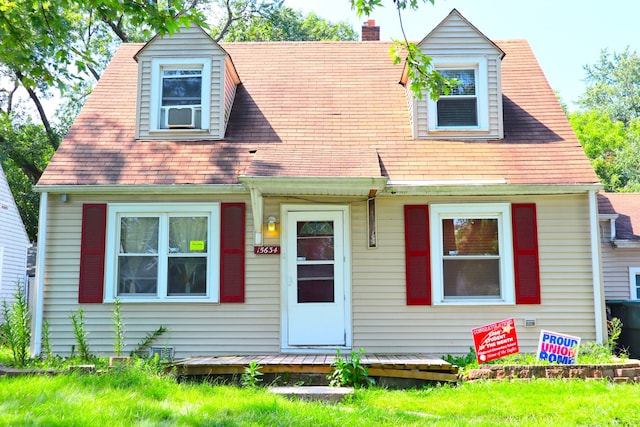 view of cape cod house