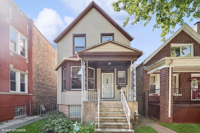 view of front of house featuring a porch