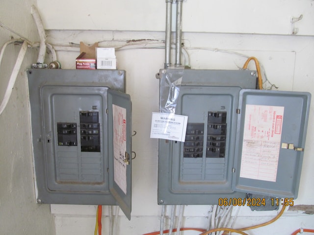 utility room featuring electric panel