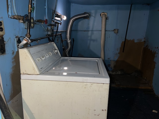 laundry room with separate washer and dryer