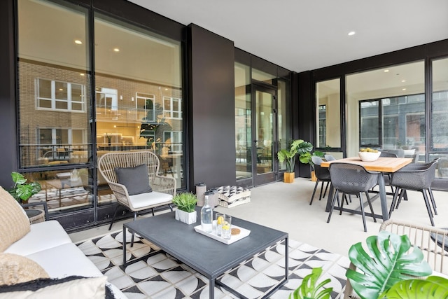 view of patio / terrace with outdoor dining area