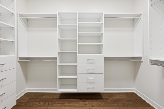 21 N May St Unit 402, Chicago, IL 60607 - spacious closet with dark wood-style floors