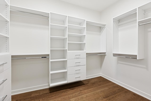 21 N May St Unit 402, Chicago, IL 60607 - walk in closet featuring dark wood-type flooring