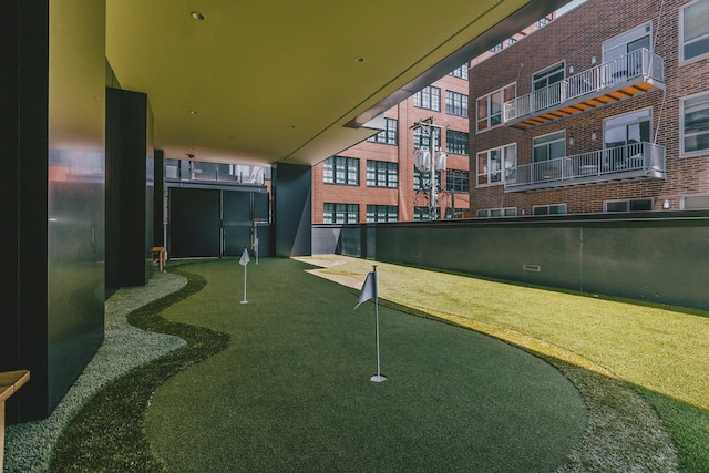 21 N May St Unit 402, Chicago, IL 60607 - view of home's community with a putting area