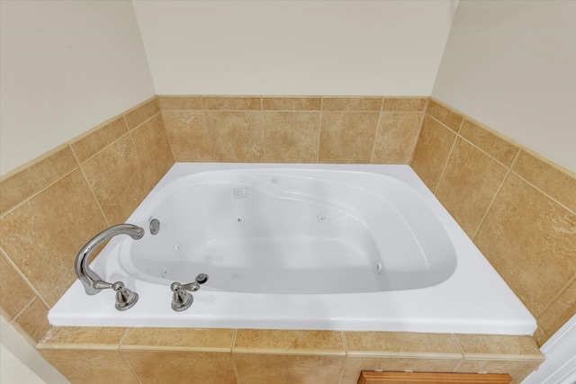 interior details with tiled bath