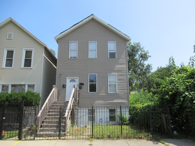 view of front of property