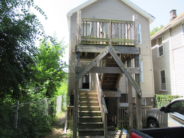 view of back of property