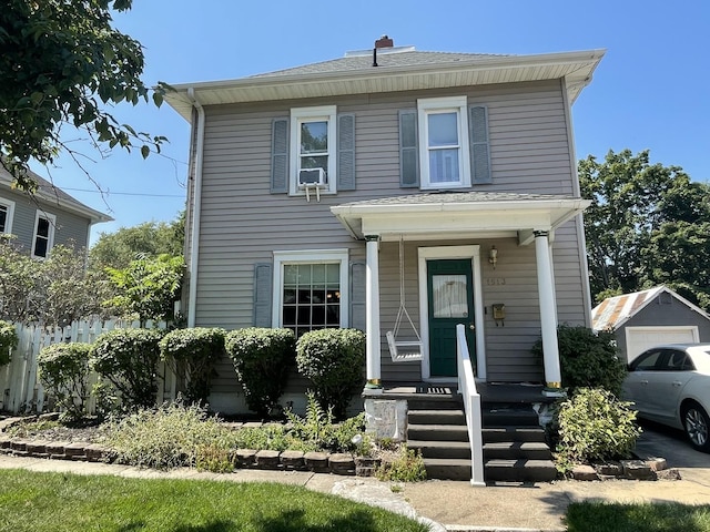 view of front of property