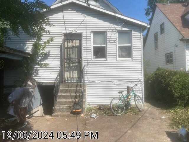 view of rear view of property