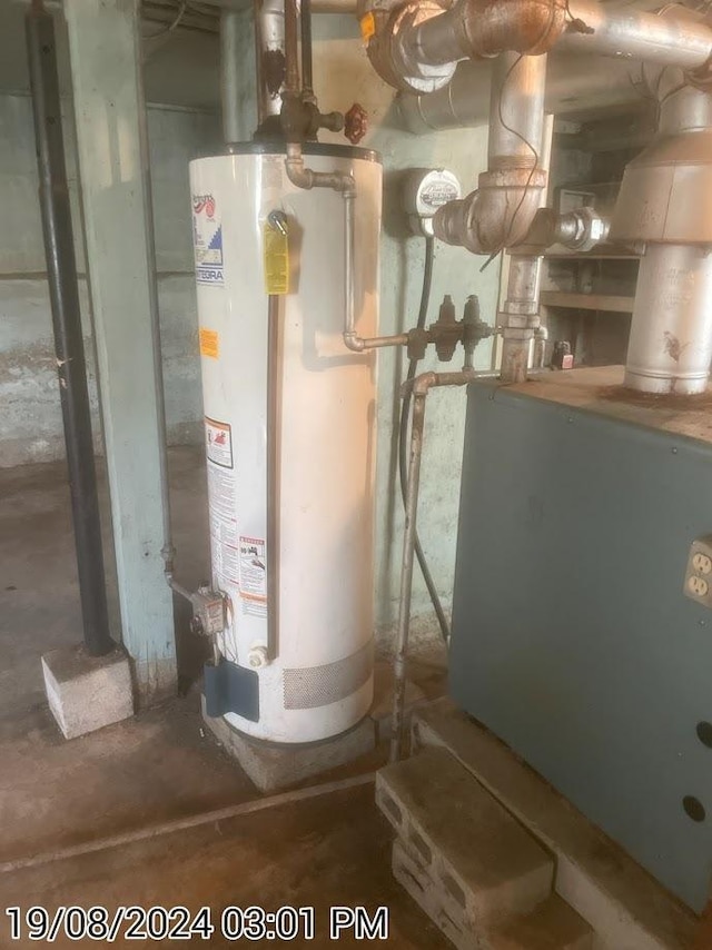 utilities with gas water heater