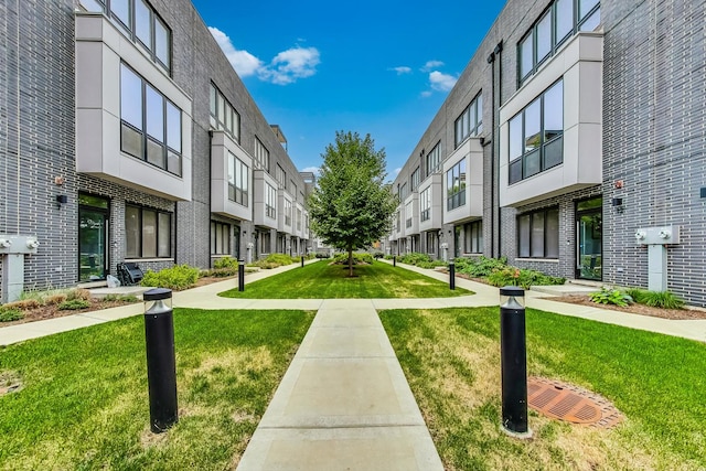 surrounding community featuring a yard