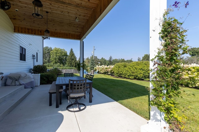 view of patio