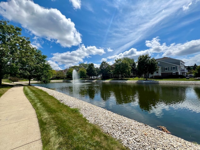 property view of water