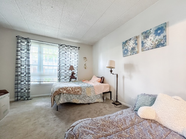 bedroom with carpet flooring