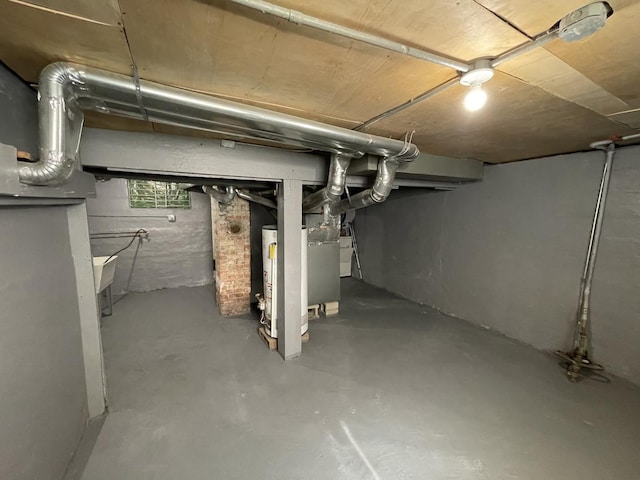 view of below grade area