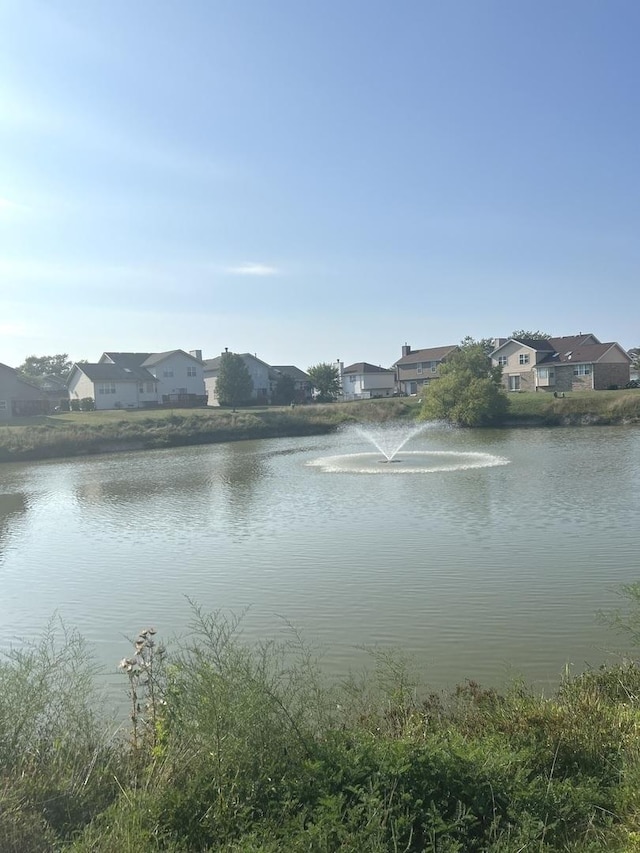 water view with a residential view