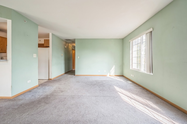 empty room with light carpet