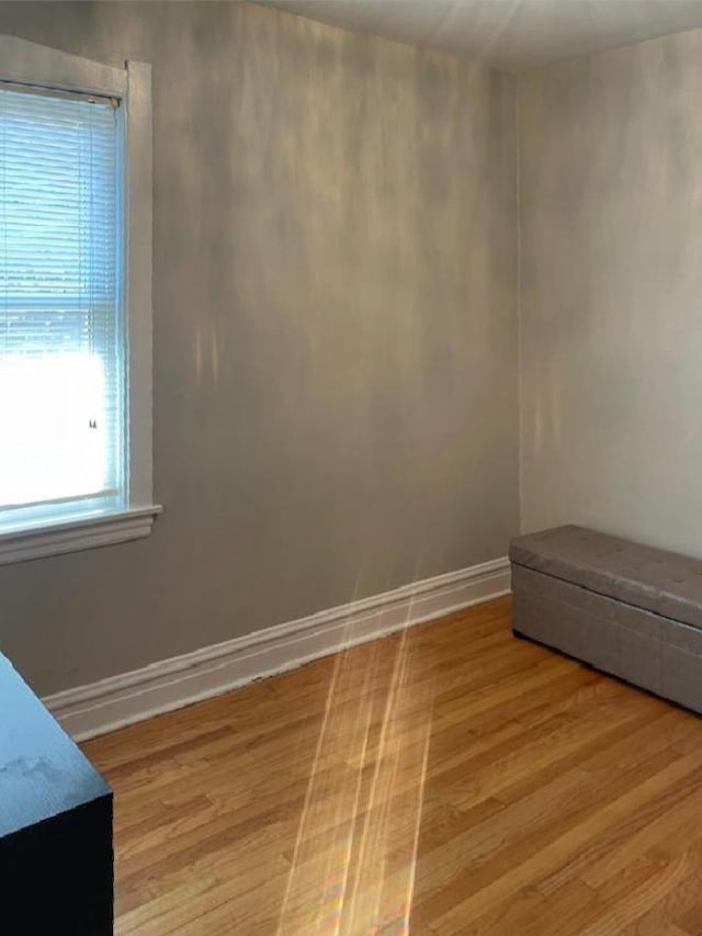 unfurnished room featuring hardwood / wood-style floors