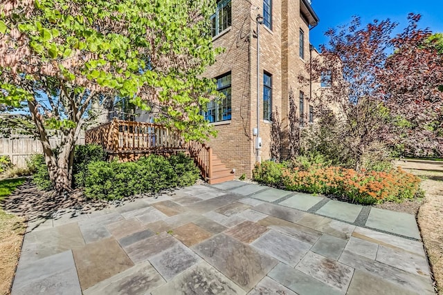4108 N Paulina St, Chicago, IL 60613 - view of patio featuring stairs