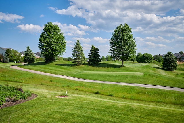 surrounding community featuring a yard