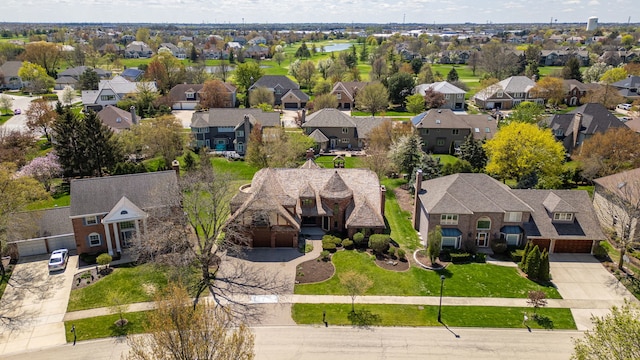 drone / aerial view featuring a residential view