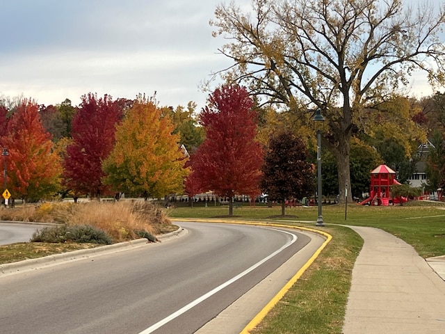 view of road