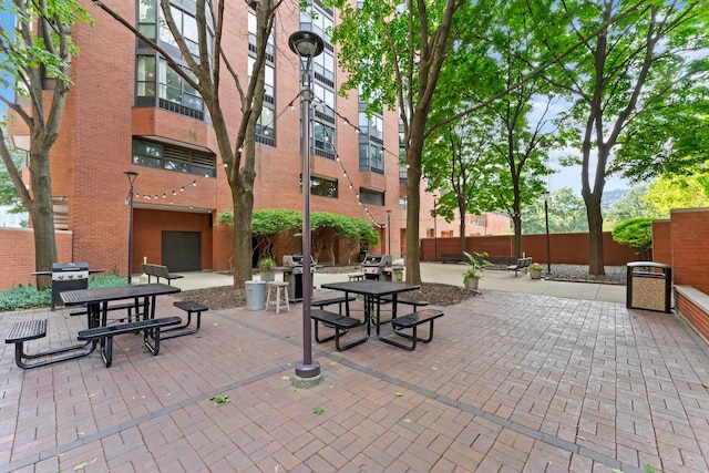 view of patio / terrace with grilling area